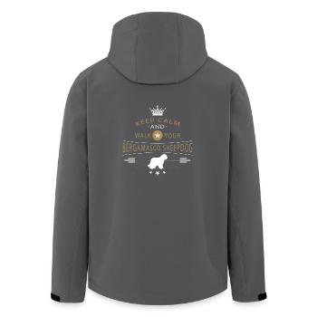 Shirt Shepherd bergamasco - Veste softshell homme en polyester recyclé Stanley/Stella - noir - Dos - AI Model Male 185 light (185cm)