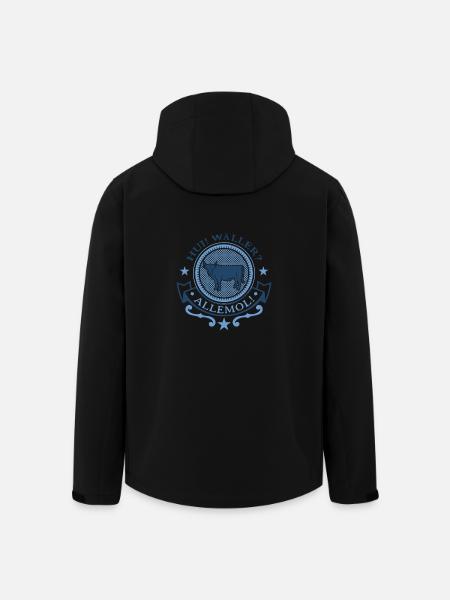 Heimat bedeutet Westerwald GESCHENK - Recycelte Männer Softshell-Jacke von Stanley/Stella - Schwarz