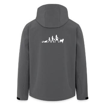 Nova Scotia Duck Tolling Retriever Geschenke Grow - Recycelte Männer Softshell-Jacke von Stanley/Stella - Schwarz - Hinten - AI Model Male 185 light (185cm)