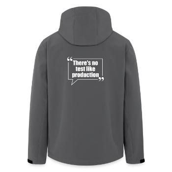 Les programmeurs, logiciels, informatique, développeur - Veste softshell homme en polyester recyclé Stanley/Stella - charbon - Dos - AI Model Male 185 light (185cm)