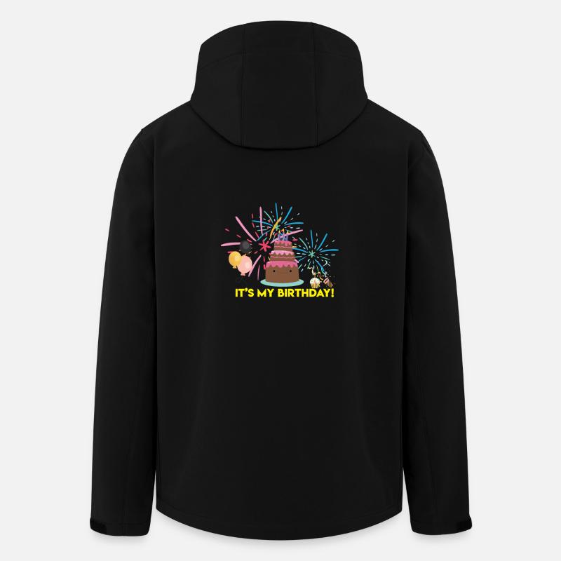 It's My Birthday - Men’s Recycled Softshell Jacket by Stanley/Stella - black