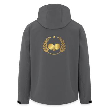 Ping-pong - Tennis de table - Tennis de table - Cadeau - Veste softshell homme en polyester recyclé Stanley/Stella - noir - Dos - AI Model Male 185 light (185cm)