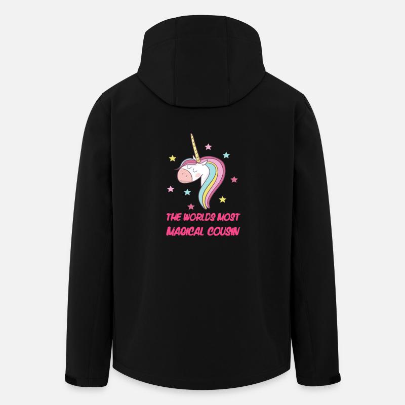 les mondes cousine plus magique - Veste softshell homme en polyester recyclé Stanley/Stella - noir
