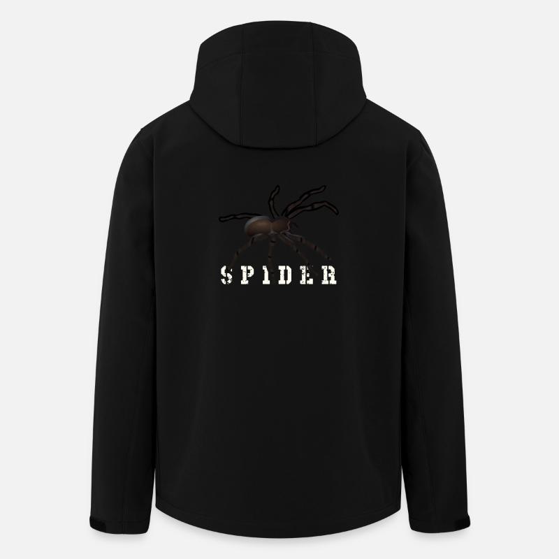 spider - Men’s Recycled Softshell Jacket by Stanley/Stella - black