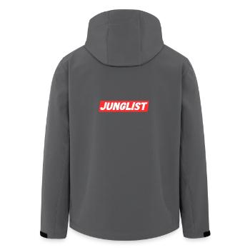 Junglist - Jungle Drum and Bass DnB Geschenk - Recycelte Männer Softshell-Jacke von Stanley/Stella - Schwarz - Hinten - AI Model Male 185 light (185cm)