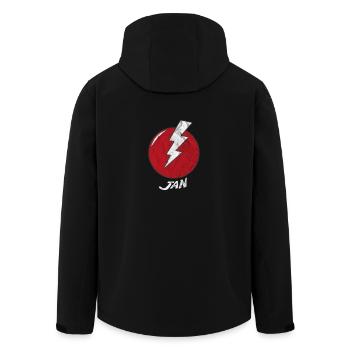 Blitz Name Shirt Superhero Superhero Jan - Men’s Recycled Softshell Jacket by Stanley/Stella - black - Back - AI Model Male 185 light (185cm)