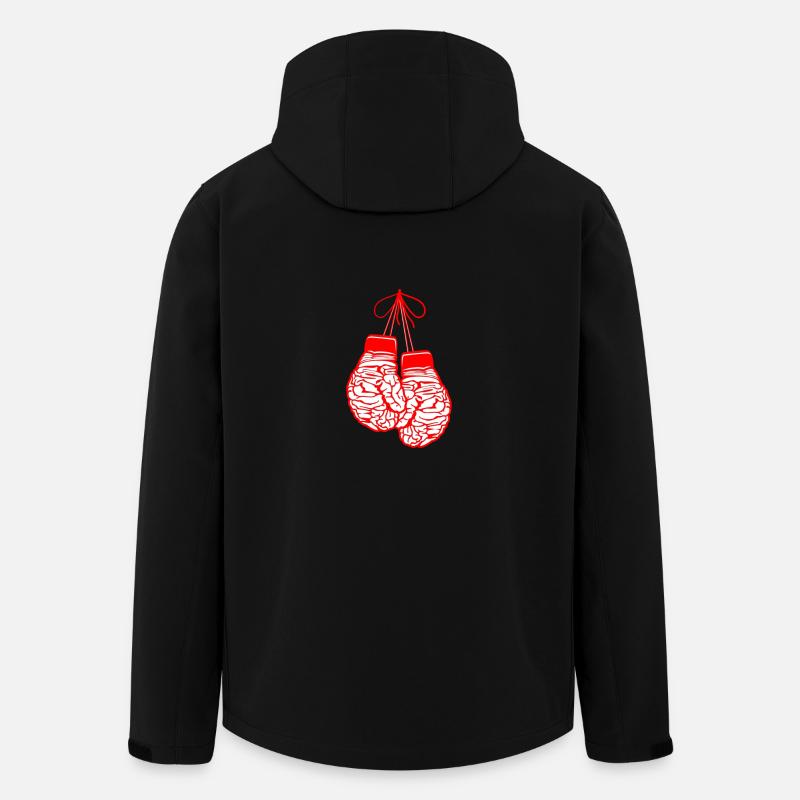 Brain Gloves - Recycelte Männer Softshell-Jacke von Stanley/Stella - Schwarz