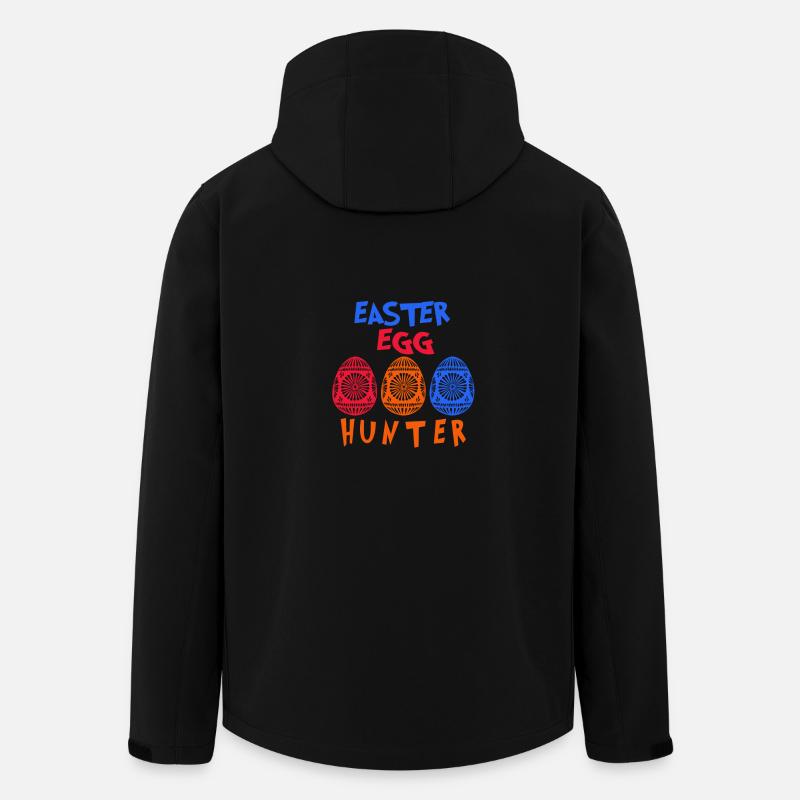 chasseurs d'oeufs de Pâques - Veste softshell homme en polyester recyclé Stanley/Stella - noir