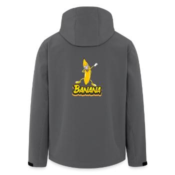 Dab tamponnant banane DabDance naissance drôle de cadeau - Veste softshell homme en polyester recyclé Stanley/Stella - noir - Dos - AI Model Male 185 light (185cm)