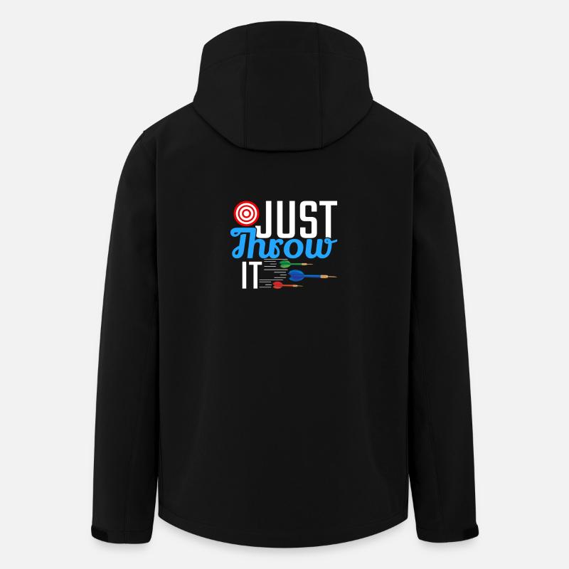 Dart Geschenk Männer Frauen Design - Recycelte Männer Softshell-Jacke von Stanley/Stella - Schwarz