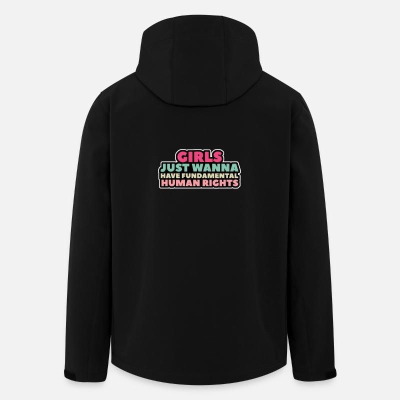 Les filles veulent juste - Veste softshell homme en polyester recyclé Stanley/Stella - noir