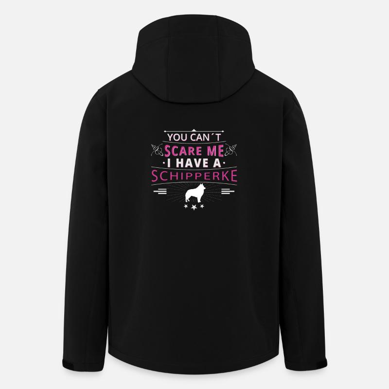 Schipperke scare - Men’s Recycled Softshell Jacket by Stanley/Stella - black