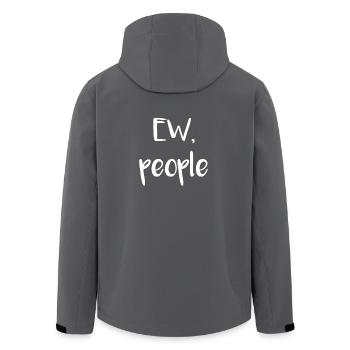 Ew people - Recycelte Männer Softshell-Jacke von Stanley/Stella - Schwarz - Hinten - AI Model Male 185 light (185cm)