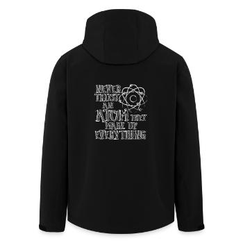 Math Sciences Physique nucléaire Witzig Gift - Veste softshell homme en polyester recyclé Stanley/Stella - noir - Dos - AI Model Male 185 light (185cm)