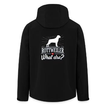 Rottweiler quoi d'autre? - Veste softshell homme en polyester recyclé Stanley/Stella - noir - Dos - AI Model Male 185 light (185cm)