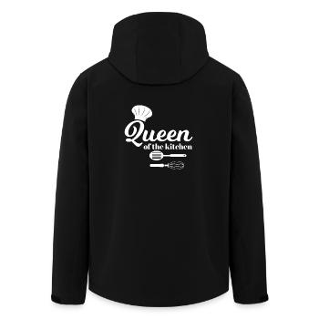 Chef hat - cook - cook - cook - gift - Men’s Recycled Softshell Jacket by Stanley/Stella - black - Back - AI Model Male 185 light (185cm)
