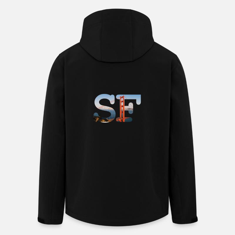 San Francisco - Veste softshell homme en polyester recyclé Stanley/Stella - noir