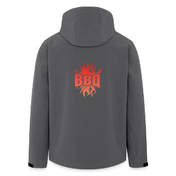 Chemise BBQ Chemise Barbecue Barbecue Griller - Veste softshell homme en polyester recyclé Stanley/Stella - noir - Dos - AI Model Male 185 light (185cm)