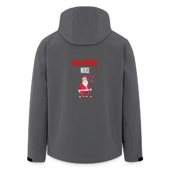 Santa - Infirmière - Père Noël - Veste softshell homme en polyester recyclé Stanley/Stella - noir - Dos - AI Model Male 185 light (185cm)