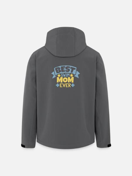 Best Swim Mom Ever T-Shirt - Stanley/Stella herre softshelljakke i genanvendt polyester - sort