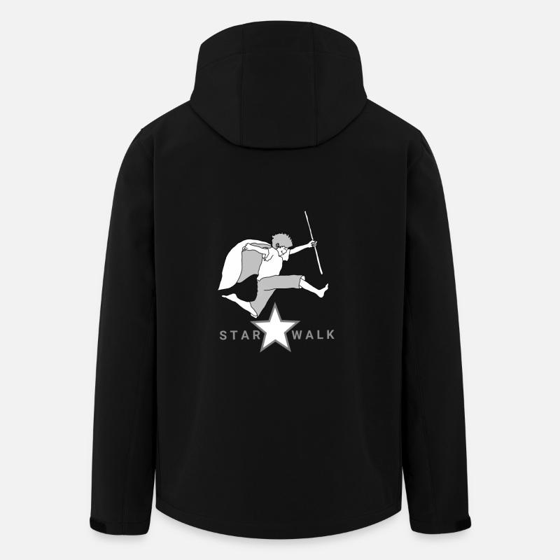 Star Walk - Men’s Recycled Softshell Jacket by Stanley/Stella - black