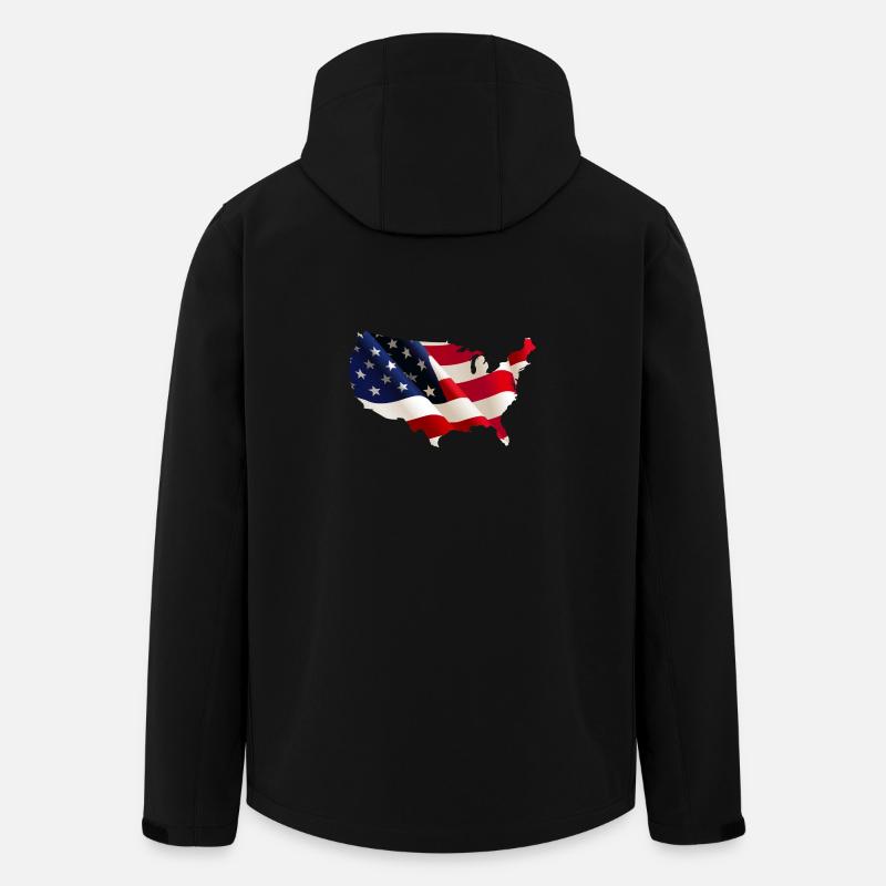 États-Unis - Veste softshell homme en polyester recyclé Stanley/Stella - noir