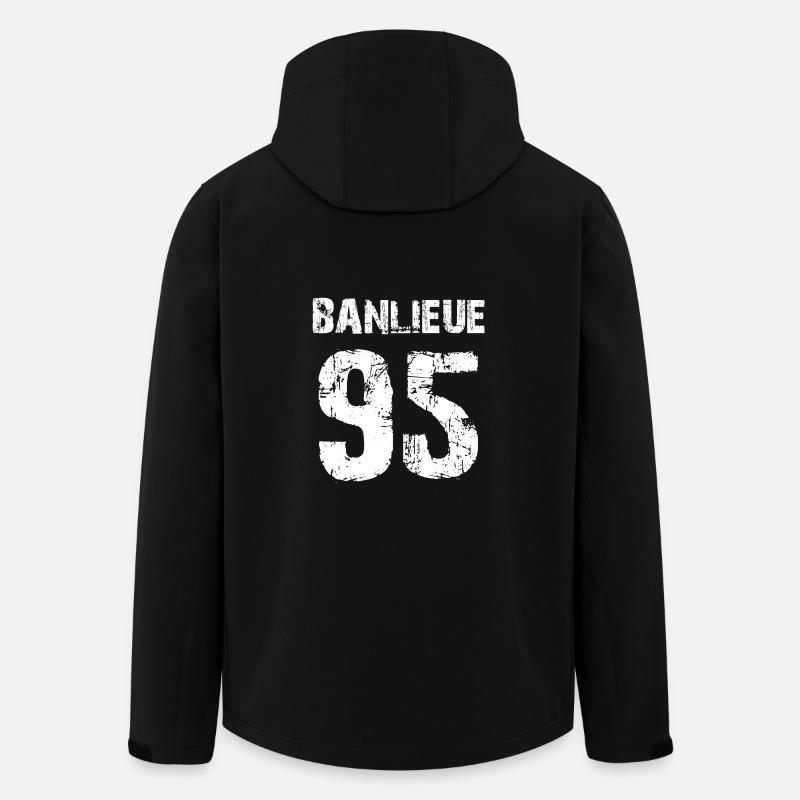 banlieue 95 - Men’s Recycled Softshell Jacket by Stanley/Stella - black