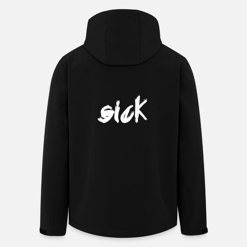 malade - Veste softshell homme en polyester recyclé Stanley/Stella - noir