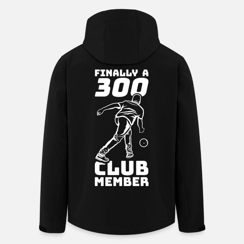 Funny bowling saying - Men’s Recycled Softshell Jacket by Stanley/Stella - black