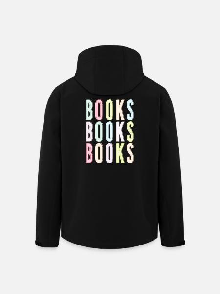 Books Books Books - Men’s Recycled Softshell Jacket by Stanley/Stella - black