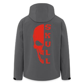 Der Red Skull - Recycelte Männer Softshell-Jacke von Stanley/Stella - Schwarz - Hinten - AI Model Male 185 light (185cm)