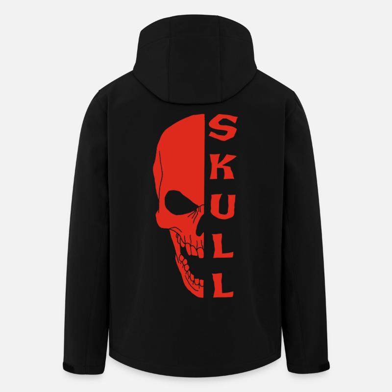 Der Red Skull - Recycelte Männer Softshell-Jacke von Stanley/Stella - Schwarz