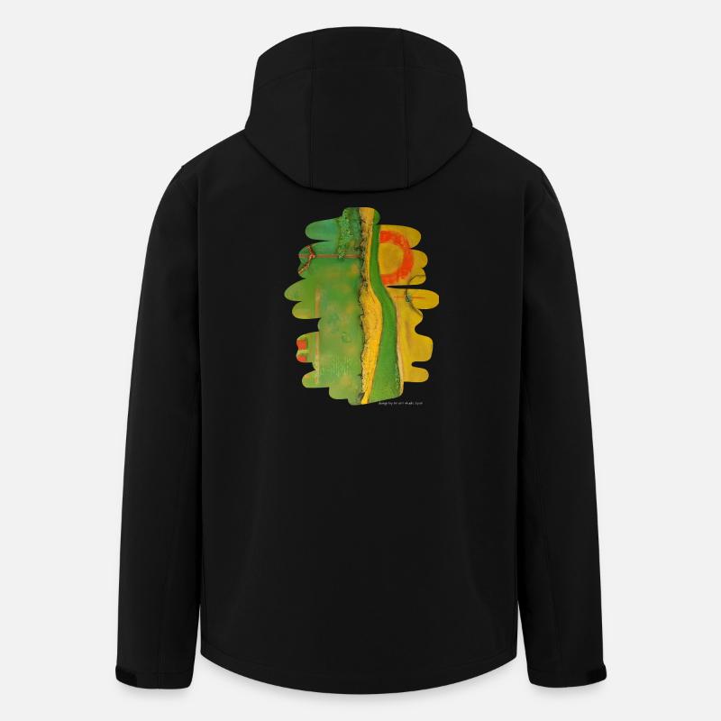 Flucht - Recycelte Männer Softshell-Jacke von Stanley/Stella - Schwarz
