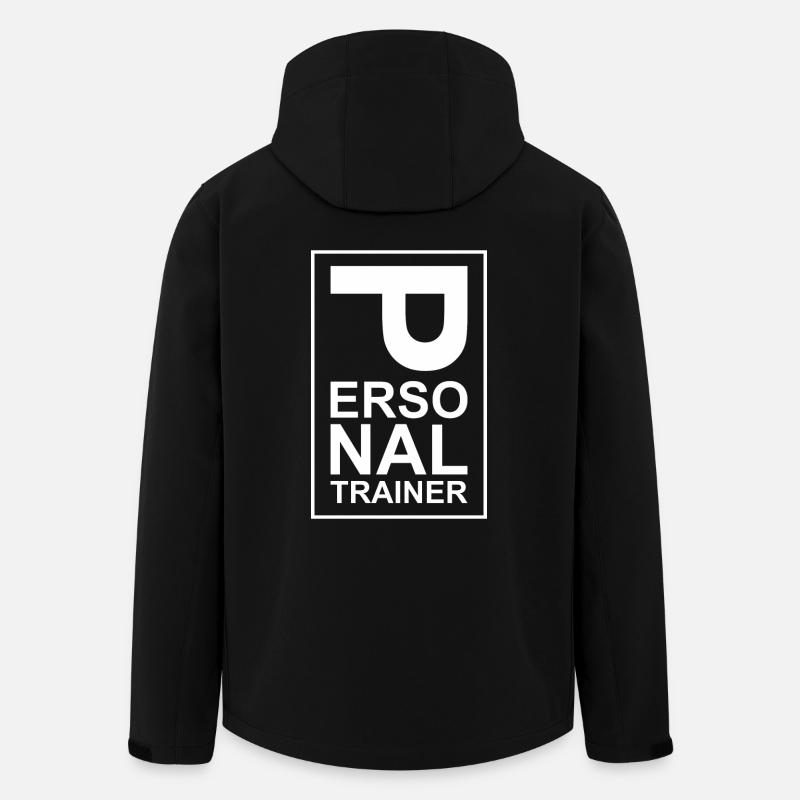 Personaltrainer - white - Men’s Recycled Softshell Jacket by Stanley/Stella - black