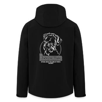 RIESENSCHNAUZER coolest people Wilsigns Geschenke - Recycelte Männer Softshell-Jacke von Stanley/Stella - Schwarz - Hinten - AI Model Male 185 light (185cm)