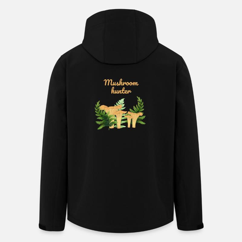 Chasseur de champignons - Veste softshell homme en polyester recyclé Stanley/Stella - noir