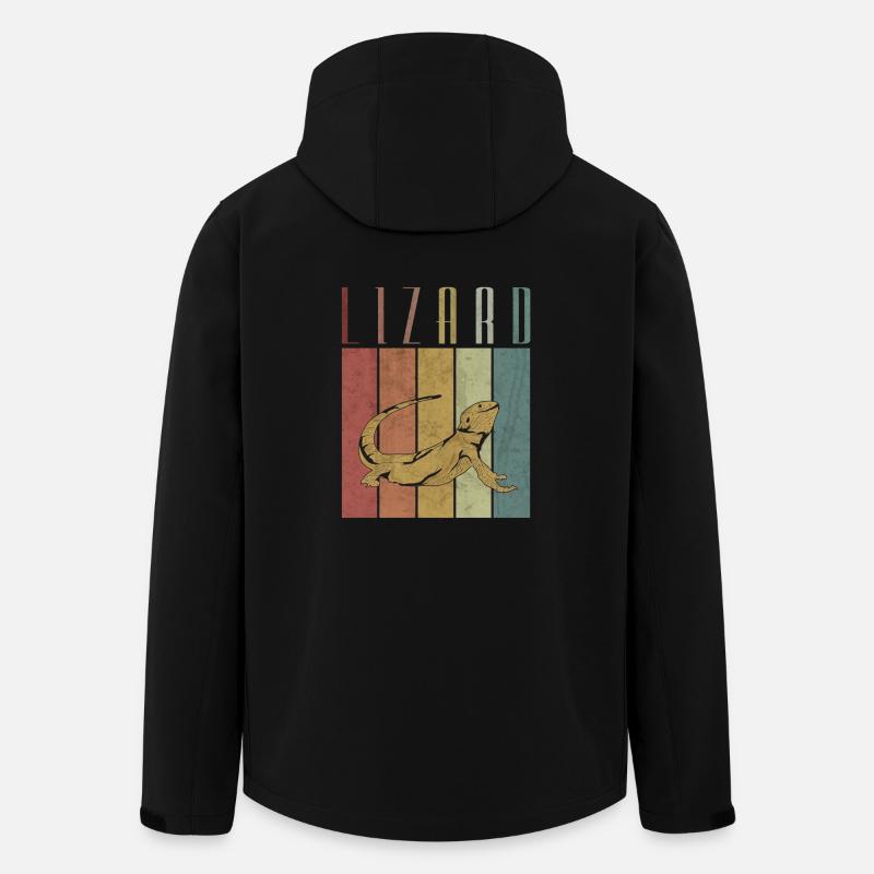 lizard - Men’s Recycled Softshell Jacket by Stanley/Stella - black