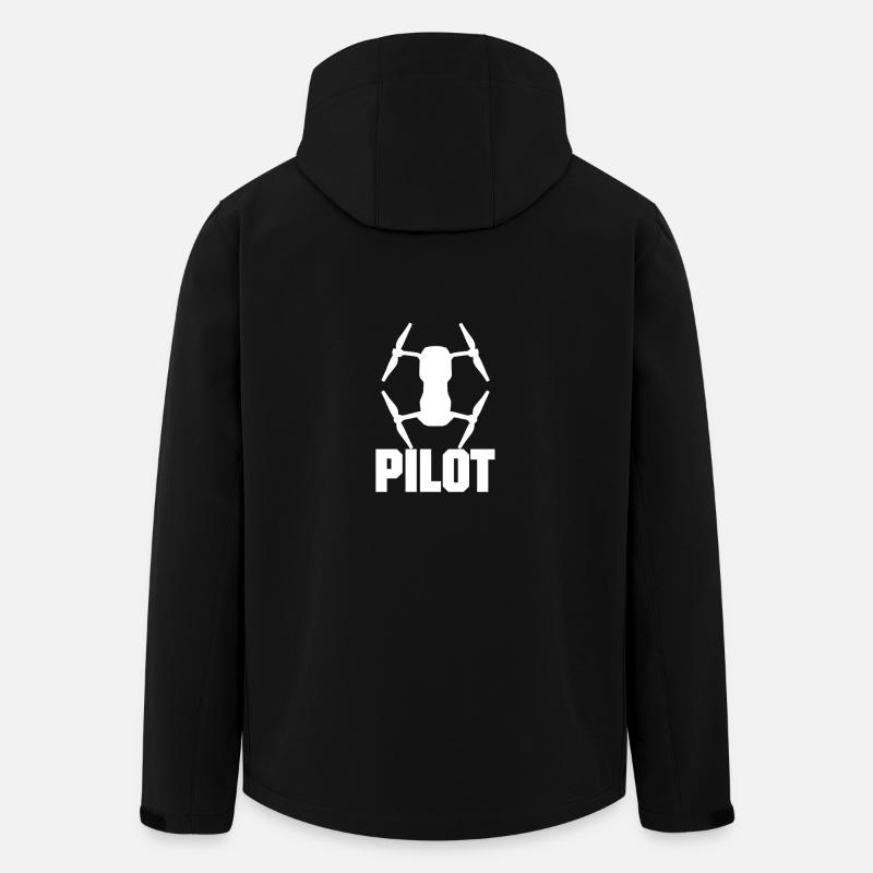 Drone pilot - Men’s Recycled Softshell Jacket by Stanley/Stella - black