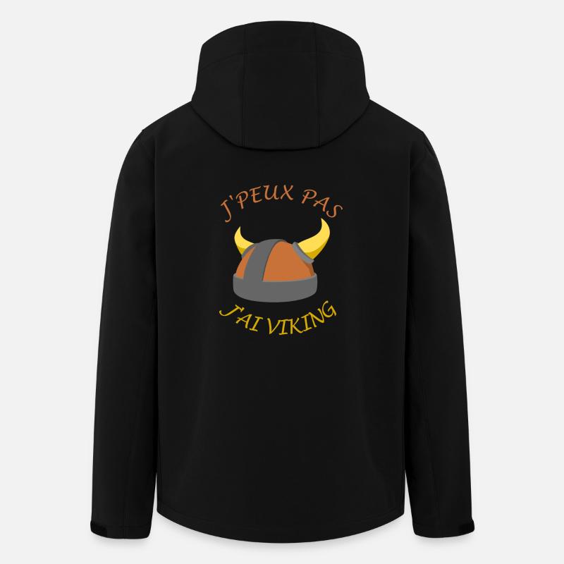 J'peux pas j'ai viking - Veste softshell homme en polyester recyclé Stanley/Stella - noir