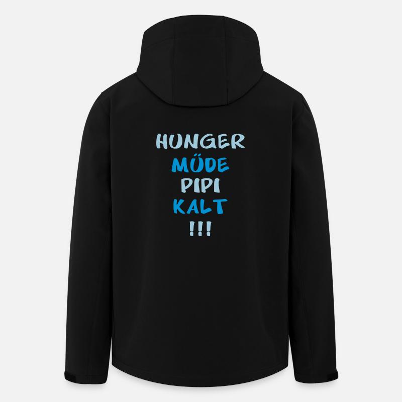 HUNGER MÜDE PIPI KALT - Recycelte Männer Softshell-Jacke von Stanley/Stella - Schwarz