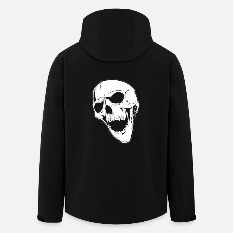 crying skull - Men’s Recycled Softshell Jacket by Stanley/Stella - black