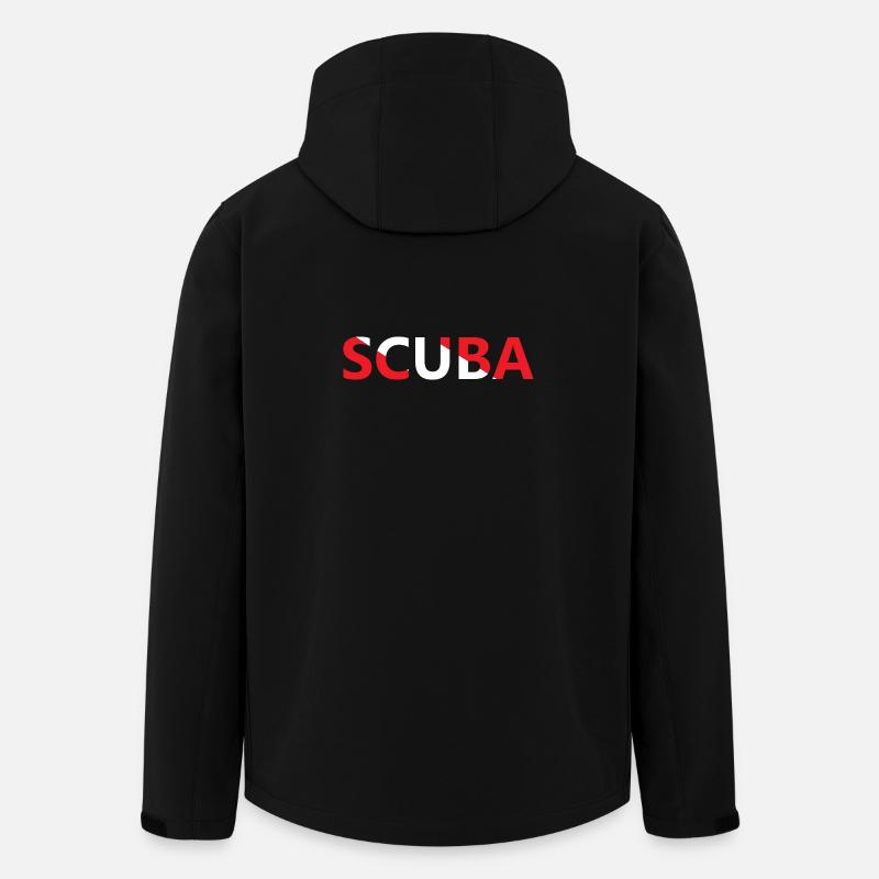 Sporttaucher - Recycelte Männer Softshell-Jacke von Stanley/Stella - Schwarz