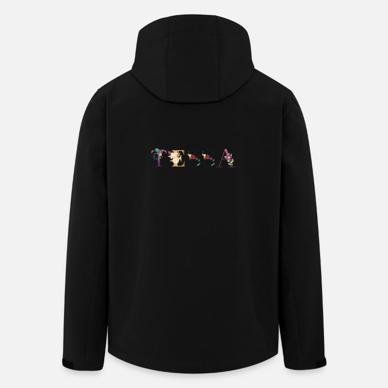 Tessa - Recycelte Männer Softshell-Jacke von Stanley/Stella - Schwarz