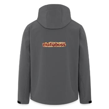 Chef de la mafia - Veste softshell homme en polyester recyclé Stanley/Stella - charbon - Dos - AI Model Male 185 light (185cm)