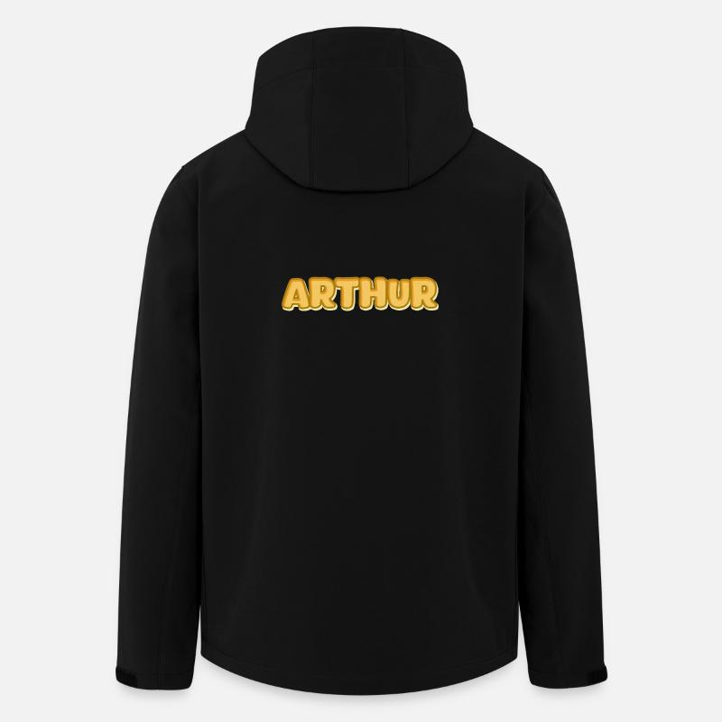 Geschenk für Arthur - Recycelte Männer Softshell-Jacke von Stanley/Stella - Schwarz