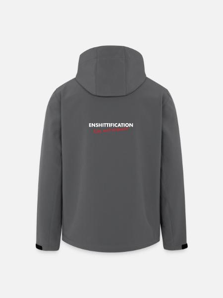 Enshittification - alles wird schlimmer! - Recycelte Männer Softshell-Jacke von Stanley/Stella - Schwarz