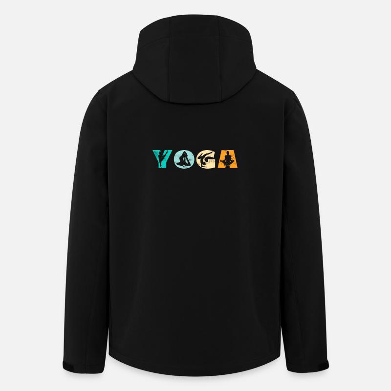 Yoga - Men’s Recycled Softshell Jacket by Stanley/Stella - black