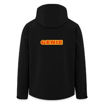 GÉNIE - Veste softshell homme en polyester recyclé Stanley/Stella - noir - Dos - AI Model Male 185 light (185cm)