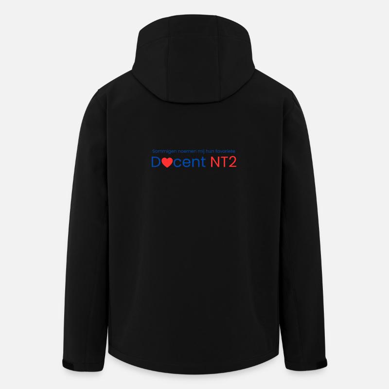 Professeur préféré de NT2 - Veste softshell homme en polyester recyclé Stanley/Stella - noir