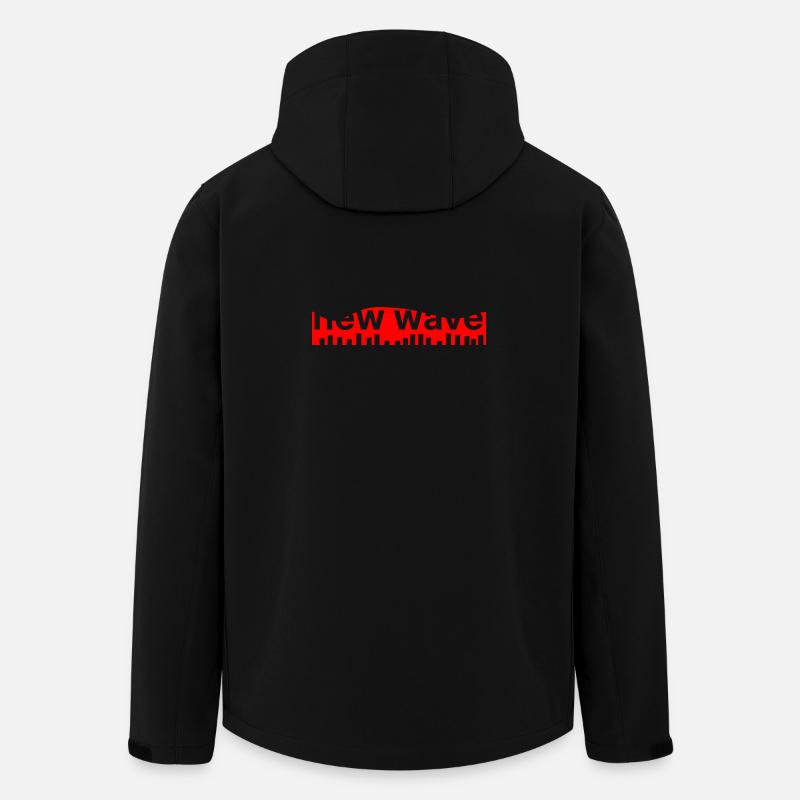 New Wave - Men’s Recycled Softshell Jacket by Stanley/Stella - black
